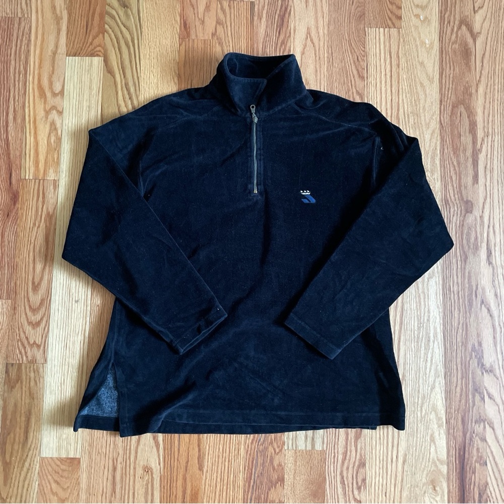 Vintage JNCO Jeans 1/4 Zip Velour Pullover XL Y2K